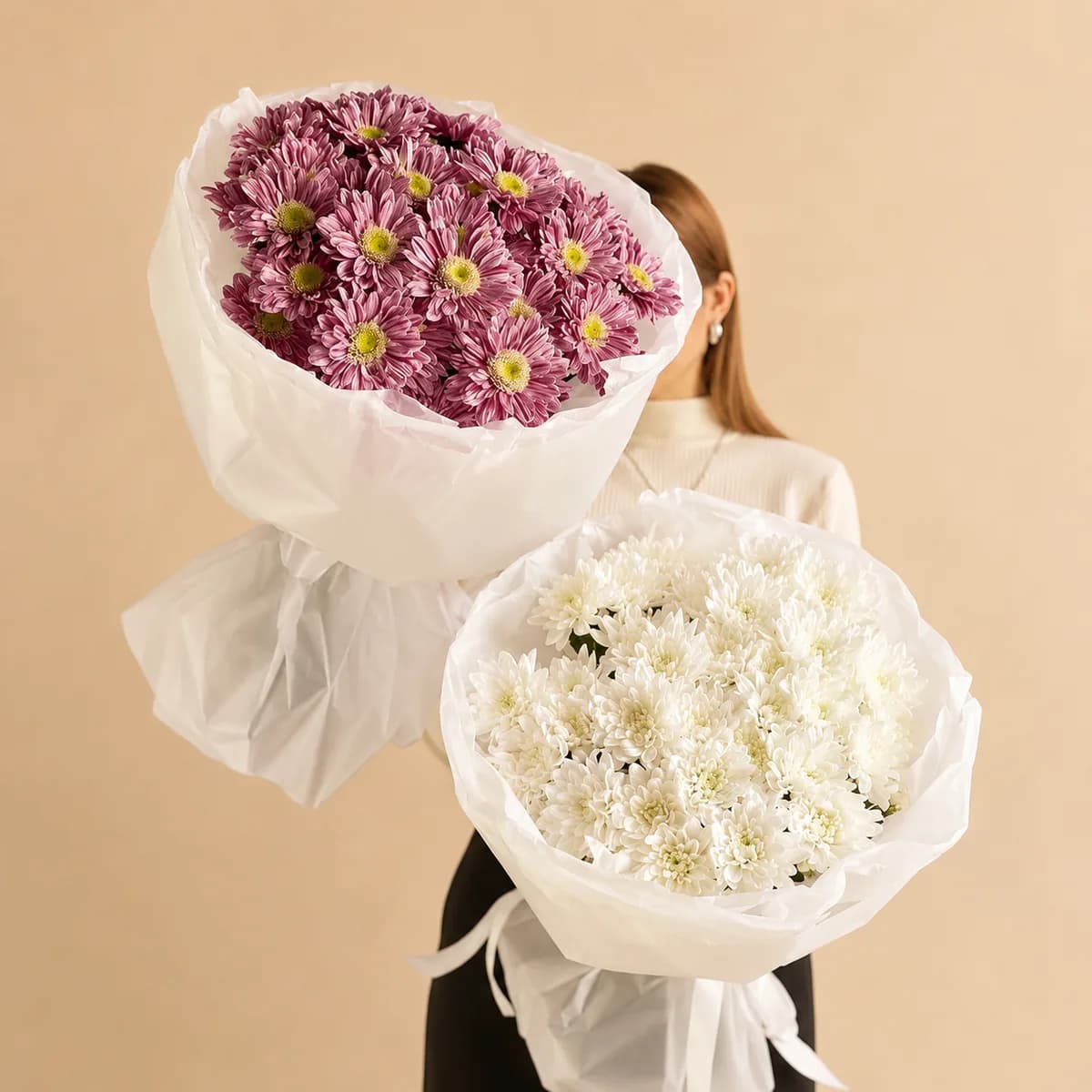 Purple Chrysanthemum Bouquet