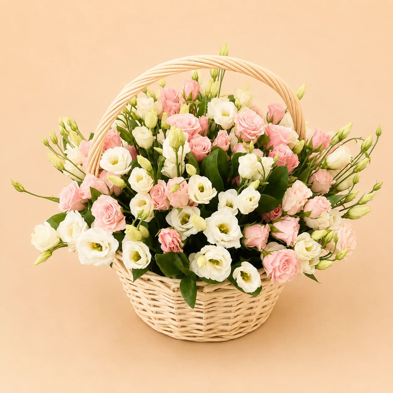 Eustoma Garden Basket
