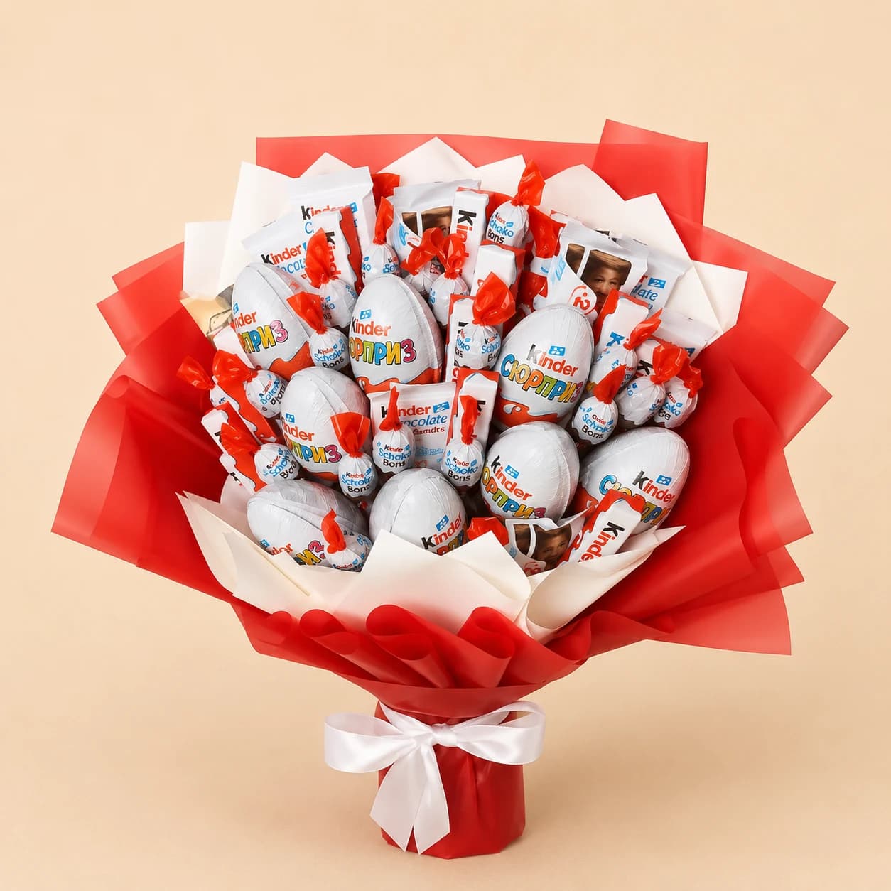 Букет из яиц Kinder Surprise