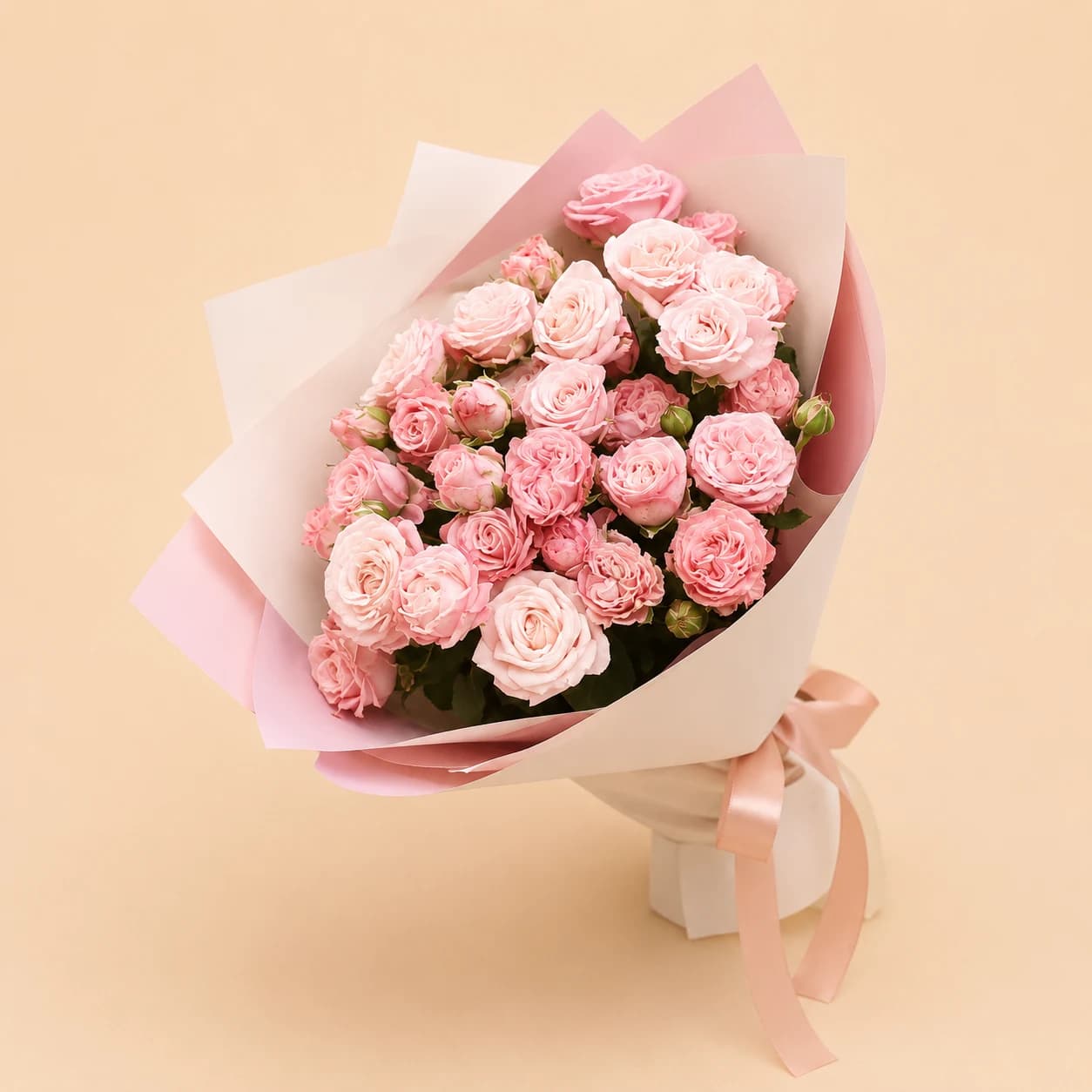 Pink Bush Roses